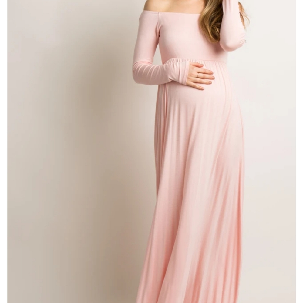 Pinkblush Pink Gown XL Maternity NWT